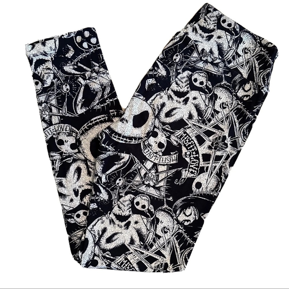 LuLaRoe Nightmare Before Christmas / Jack Skellington Disney Leggings - NEW, OS